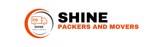 Shine Packers and Movers Logo with itsCompany Name
